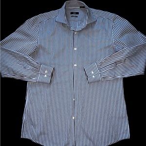 Hugo Boss Slim Fit Men's Dress Casual Long Sleeve Shirt. Size 16US👔
